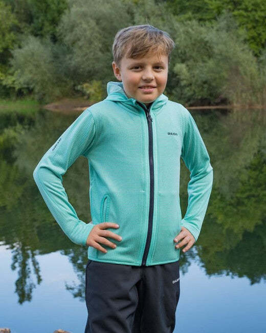 HUSKY Artic Zips K kids' hoodie, turquoise/black blue
