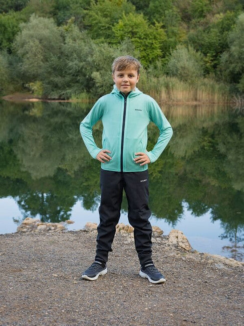 HUSKY Artic Zips K kids' hoodie, turquoise/black blue