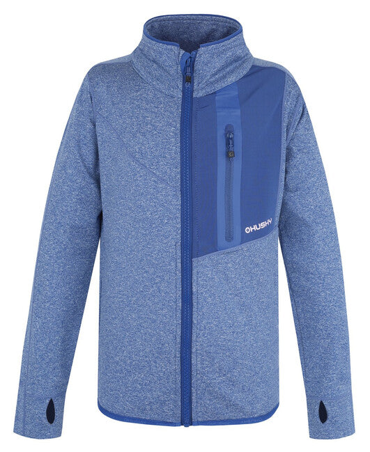 Husky Ane K felpa con zip da bambino, blu