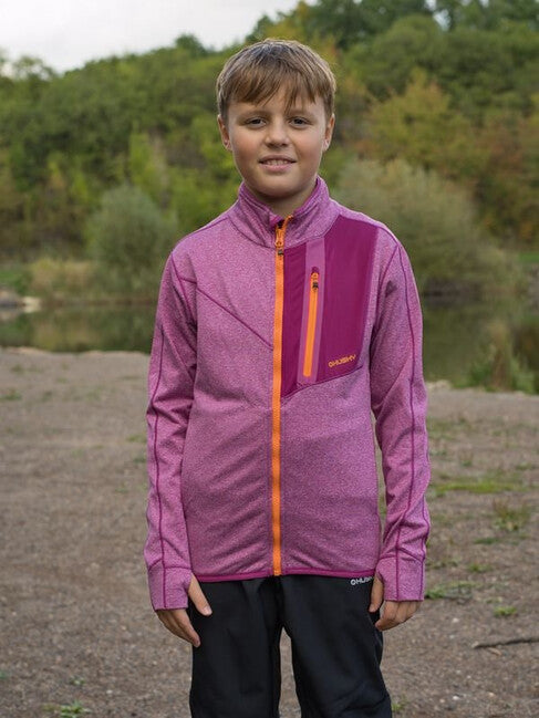 Husky Ane K felpa con zip, magenta