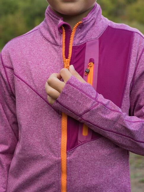 Husky Ane K felpa con zip, magenta