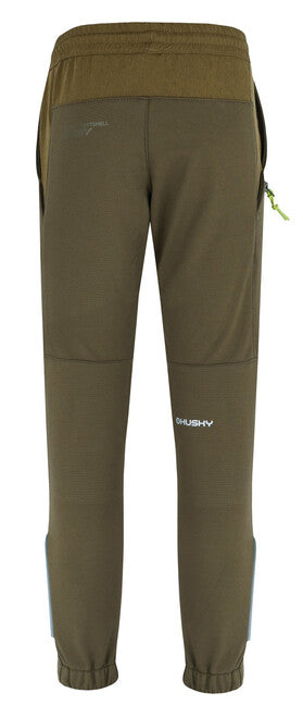 Husky Klassum K pantaloni softshell bambini, cachi scuro