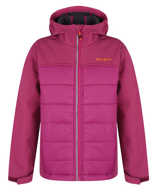 Husky Swany K giacca softshell imbottita, magenta scuro