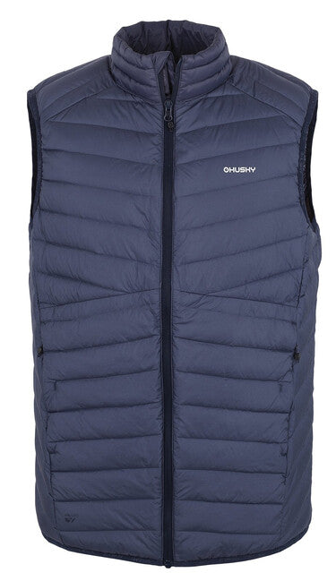 Husky Dresles Men's Down Vest, Dark Blue