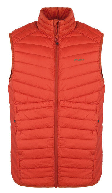 Husky Dresles gilet da uomo in piuma, arancio mattone