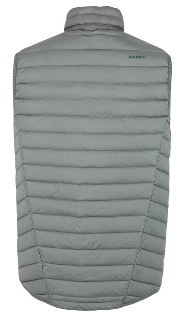 Husky Dresles gilet da uomo in piuma, dk. grigio verde