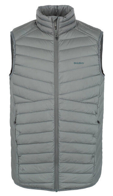 Husky Dresles gilet da uomo in piuma, dk. grigio verde