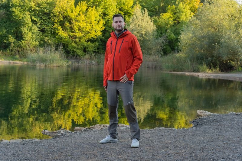 Husky Sevan giacca softshell da uomo, dk. blu