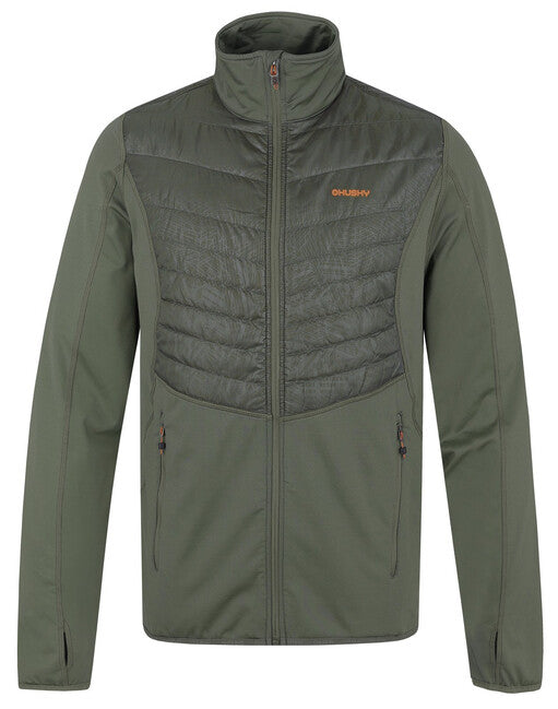 HUSKY Men's Airy Hoodie M, Dark Grey Green