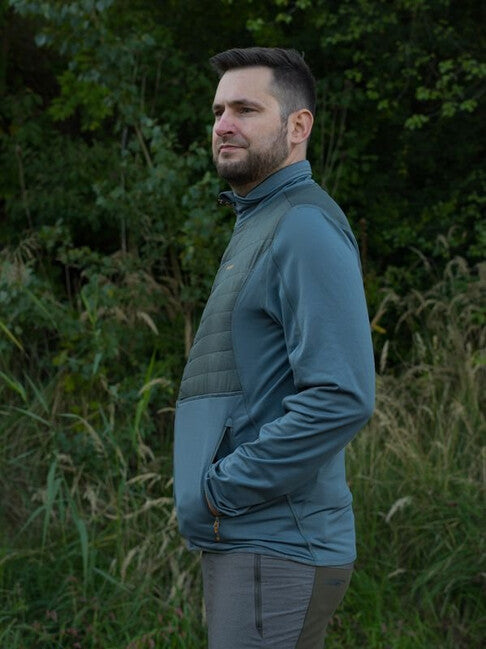 HUSKY Men's Airy Hoodie M, Dark Grey Green