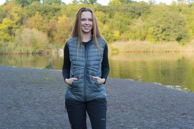HUSKY Dresles gilet da donna, grigio scuro