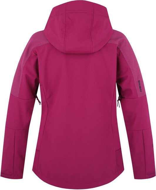 HUSKY Sevan giacca softshell da donna, magenta scuro