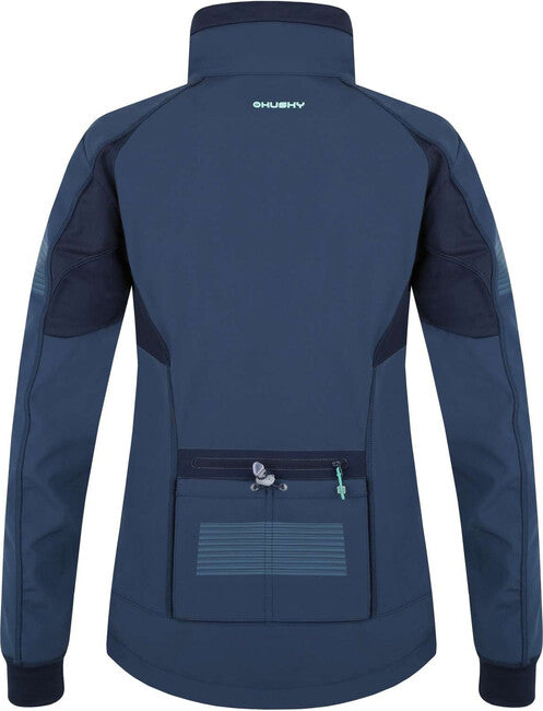 HUSKY Scooby ženska softshell jakna, temno modra