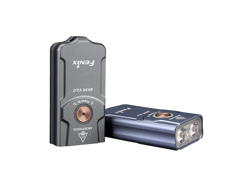 Fenix E03R V2.0 torcia elettrica ricaricabile - blu