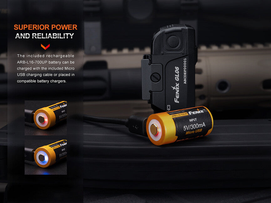 Fenix GL06 torcia per pistola