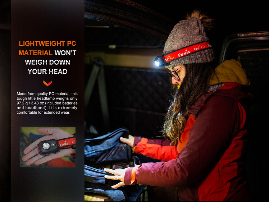 Fenix HL16 lampada frontale (450 lumen) - rosa