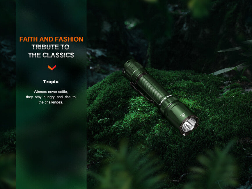 Fenix TK20R UE torcia tattica ricaricabile, verde tropico
