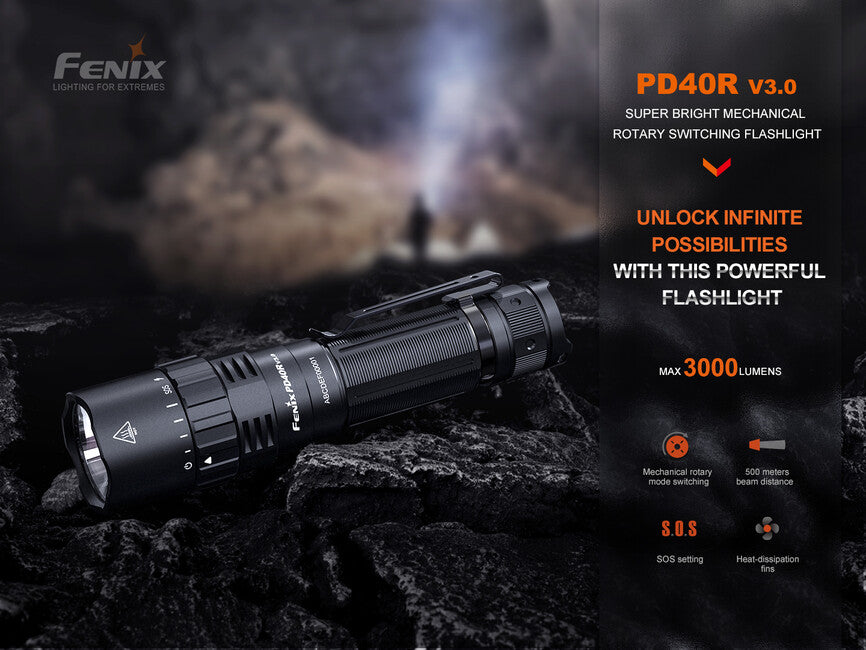 Fenix PD40R V3.0 Rechargeable Flashlight