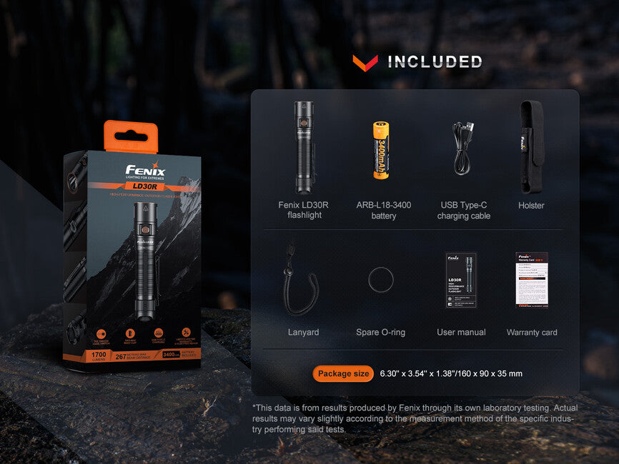 Fenix LD30R torcia elettrica ricaricabile a led