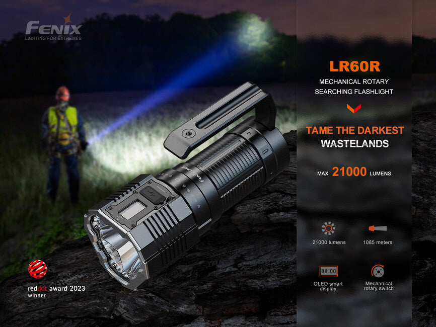 Fenix LR60R torcia elettrica ricaricabile a led