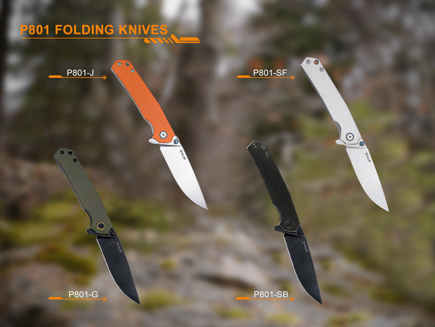 Ruike P801 coltello, verde