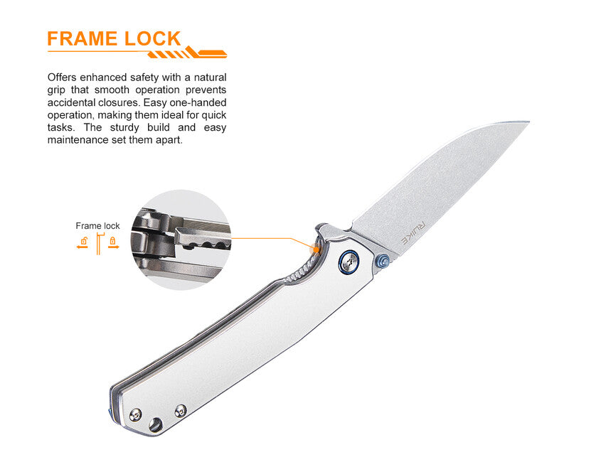 Ruike P801 coltello, arancione