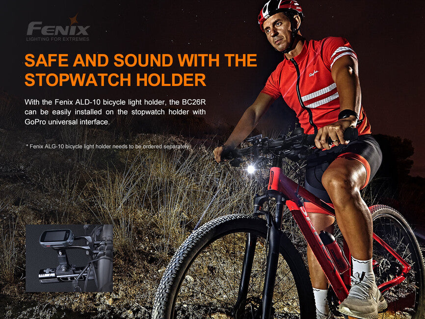 Fenix BC26R set di lampada ciclistica e lampeggiatore BC05R v2.0