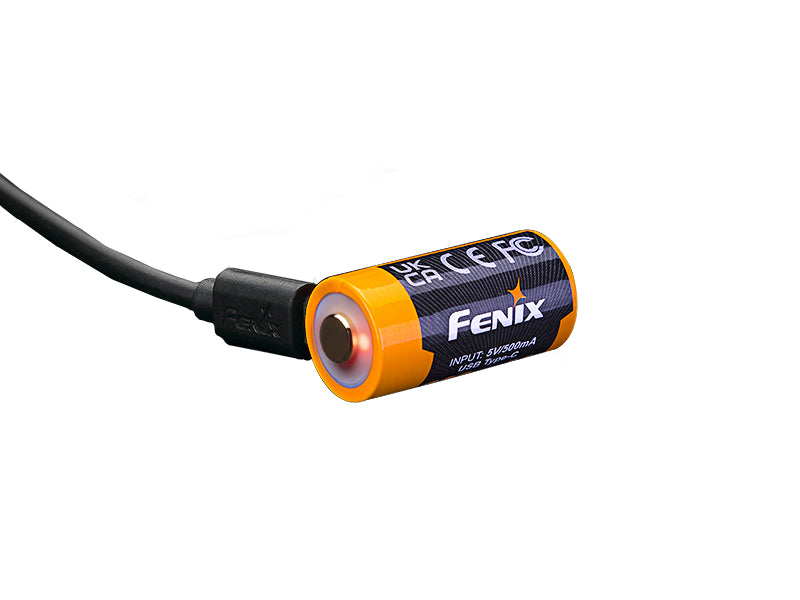 Fenix RCR123A batteria ricaricabile 800 mAh USB-C li-ion