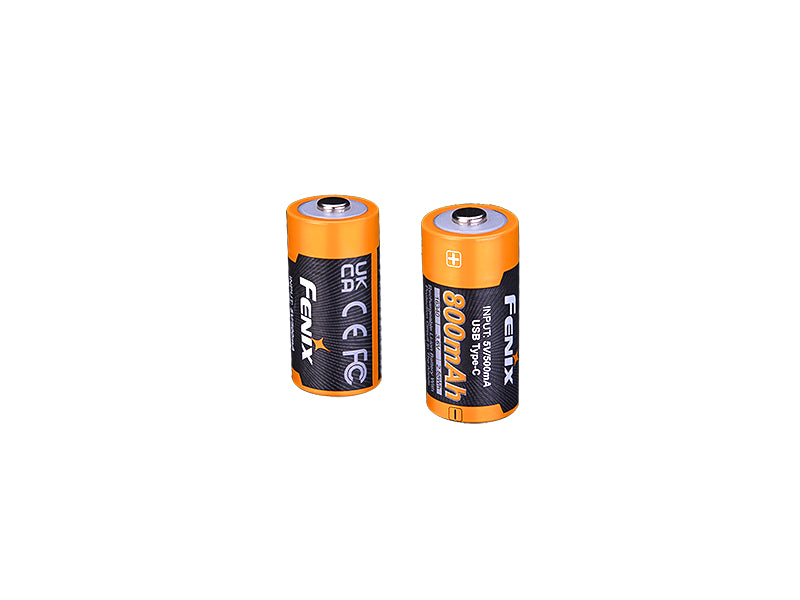 Fenix RCR123A batteria ricaricabile 800 mAh USB-C li-ion