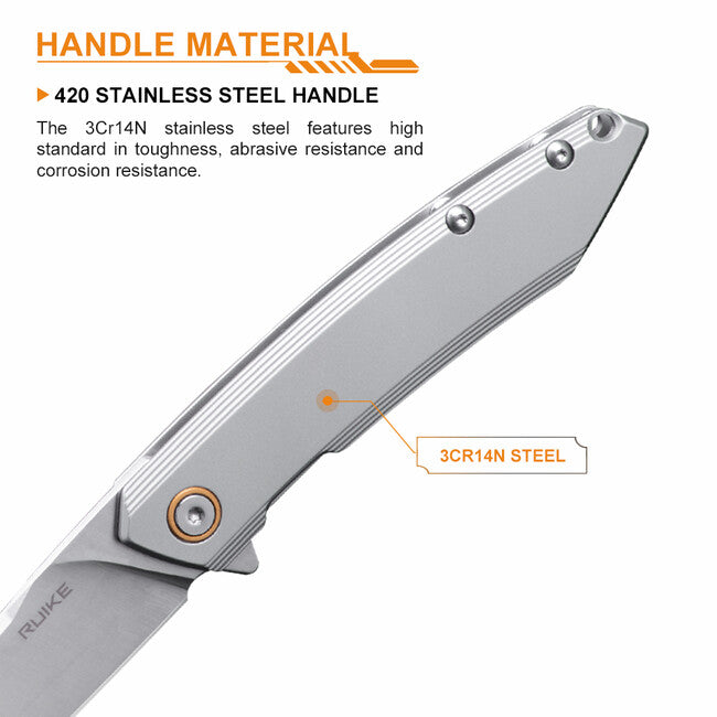 Ruike P831S coltello, argento