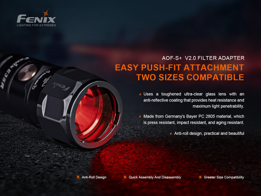 Fenix AOF-S+ V2.0 filtro rosso