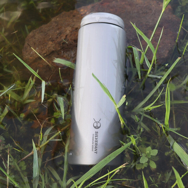 Silverant Τιτάνιο Μπουκάλι με Επίπεδο Καπάκι, 600 ml