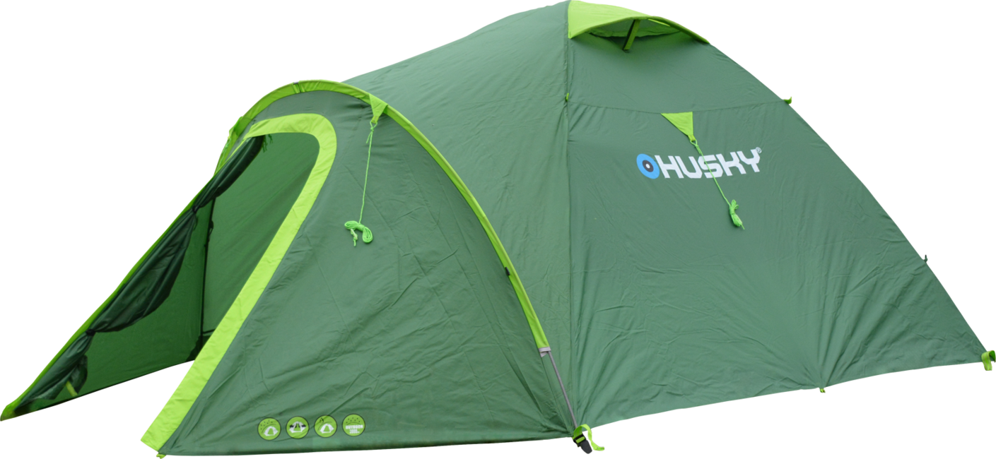 Husky Bizon 3 Plus tenda, verde chiaro