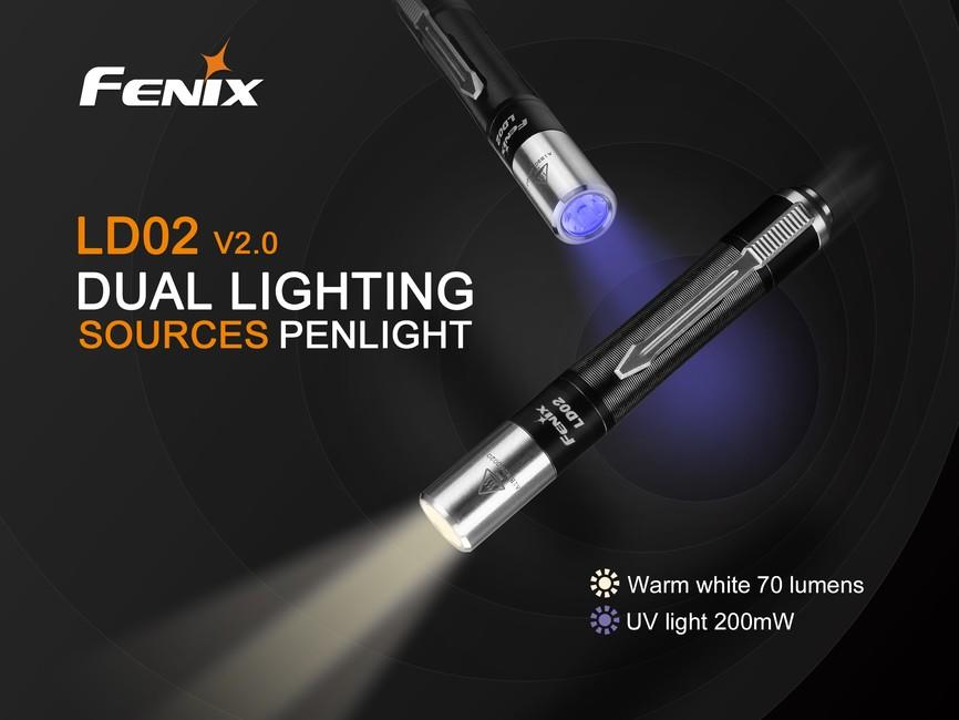 Fenix LD02 torcia high cri + uv