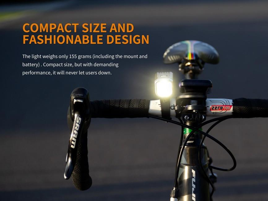 Fenix BC25R batteria ricaricabile per ciclismo 600 lumen