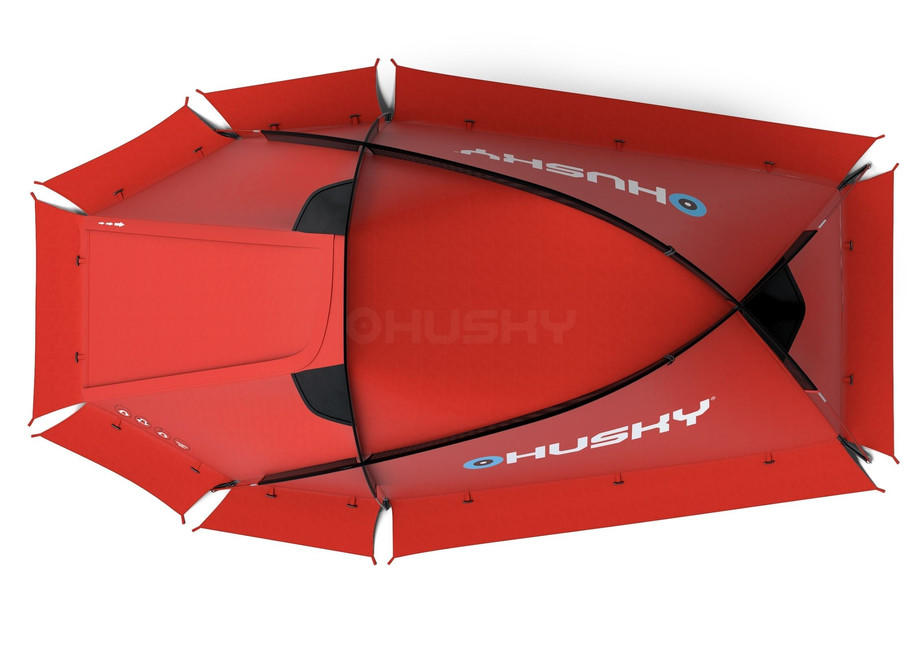 HUSKY Extreme Flame 1 σκηνή, κόκκινο