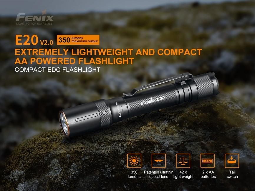 Fenix E20 V2.0 torcia elettrica