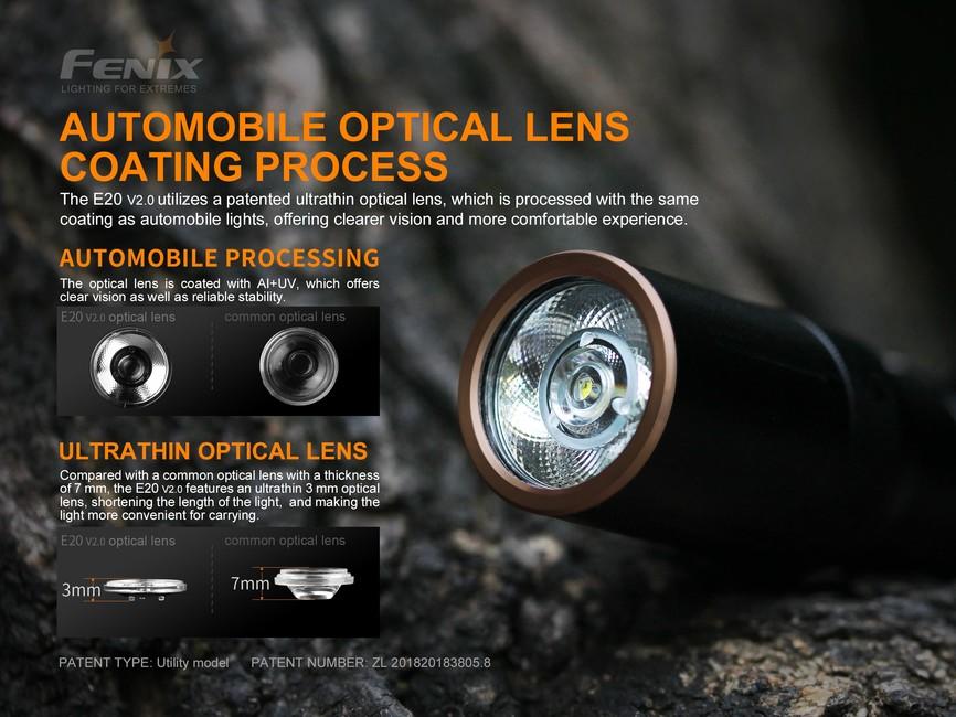 Fenix E20 V2.0 torcia elettrica