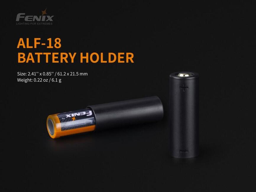 Fenix ALF-18 riduzione della batteria 21700