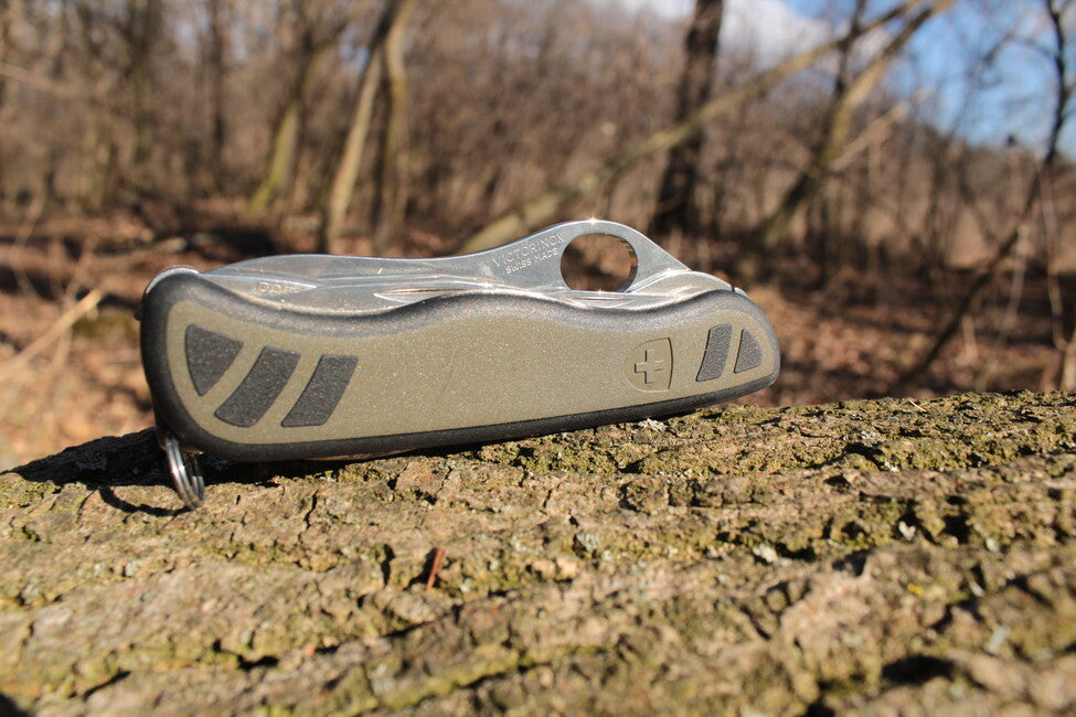 Victorinox coltello tascabile 111mm swiss army, verde-nero