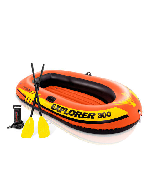 Intex Explorer Pro 300 Inflatable Boat Set