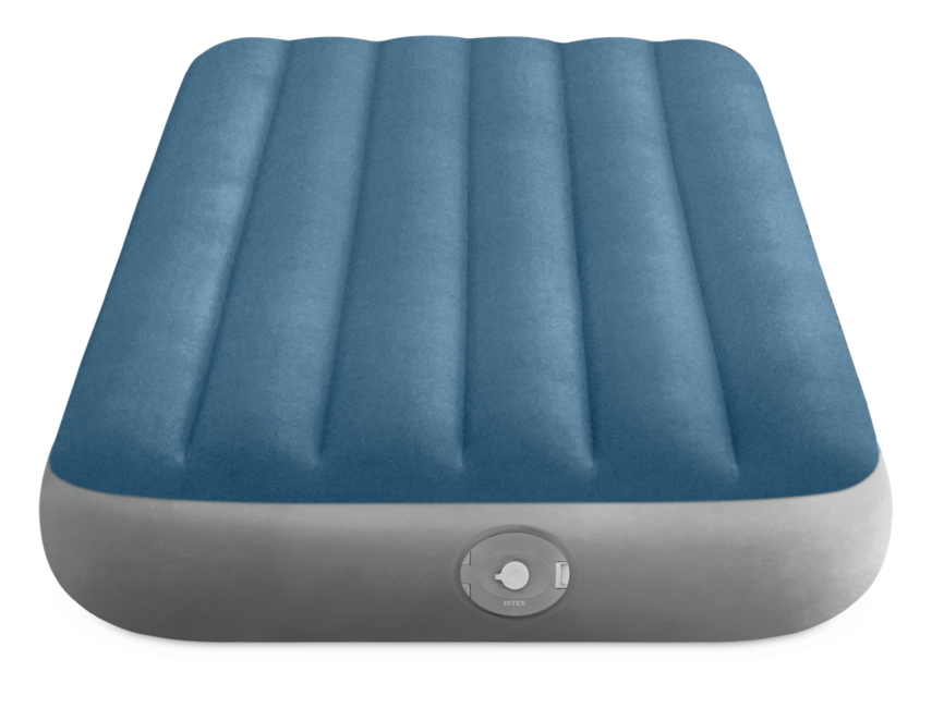 Intex Letto gonfiabile Twin Prestige Downy con pompa ricaricabile