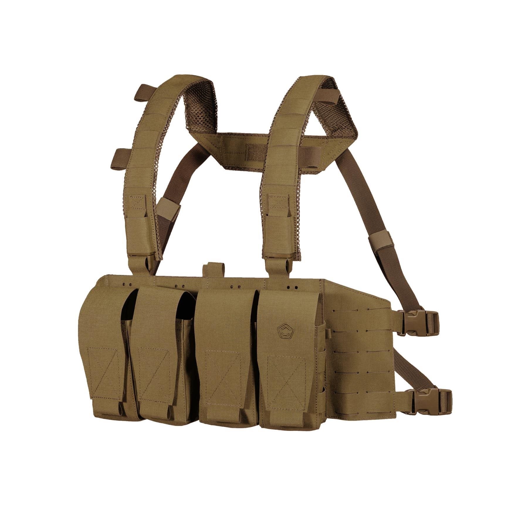 Pentagon Amina Hybrid Recon Chest Rig, coyote
