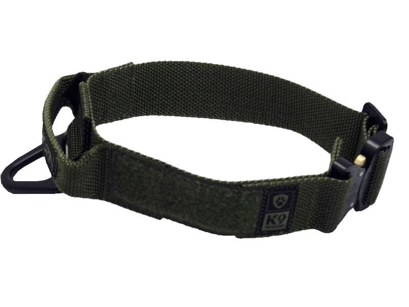 K9 Thorn Bravo collare con fibbia cobra, nero