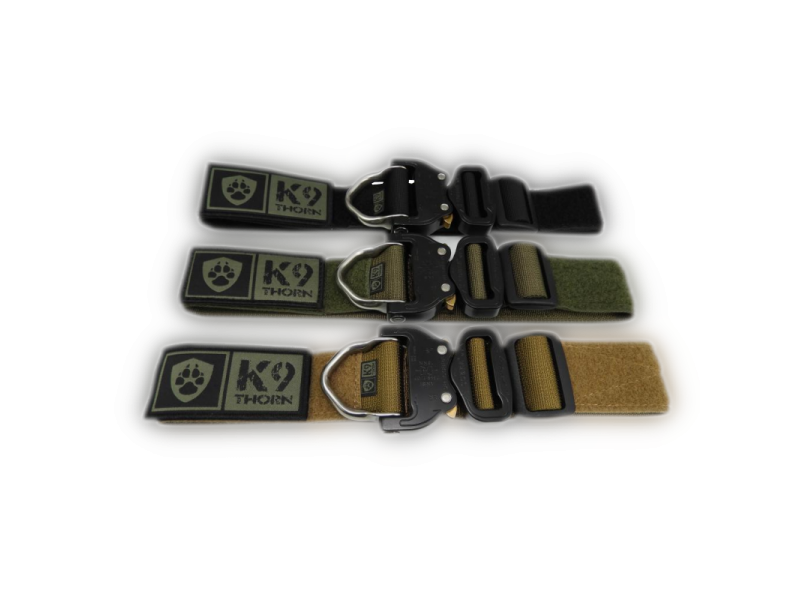 K9 Thorn Delta collare con fibbia cobra, nero