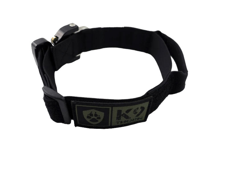 K9 Thorn Collare spinato con impugnatura Cobra-Echo 38 mm, nero