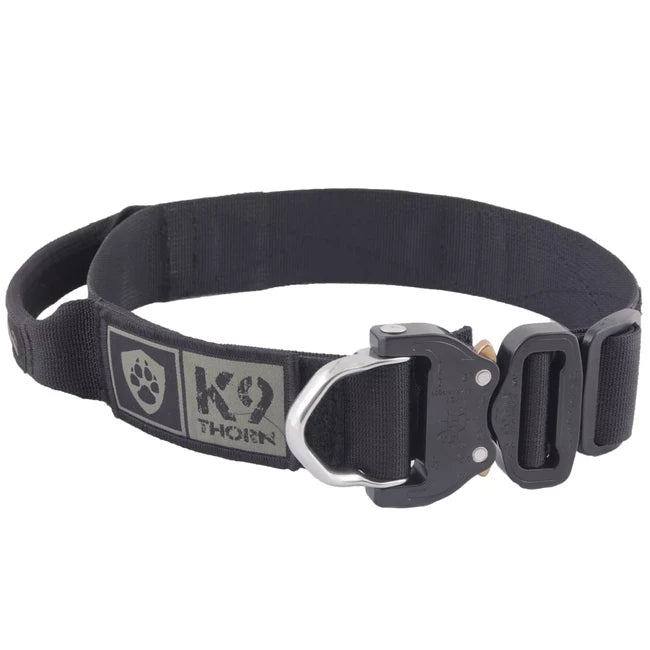K9 Thorn Collare spinato con impugnatura Cobra-Echo 38 mm, nero