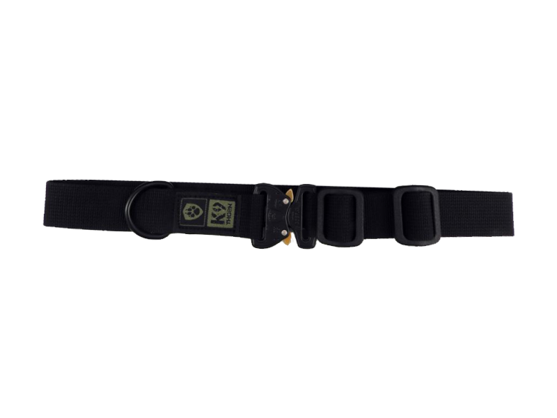 K9 Thorn One collare con fibbia cobra, nero