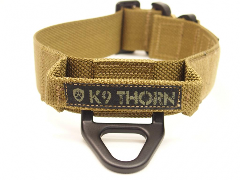 K9 Thorn Collare con impugnatura Cobra-Bravo 45 mm, marrone coyote