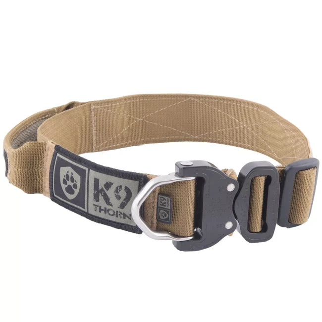 K9 Thorn Collare con impugnatura Cobra-Echo 38 mm, coyote scuro